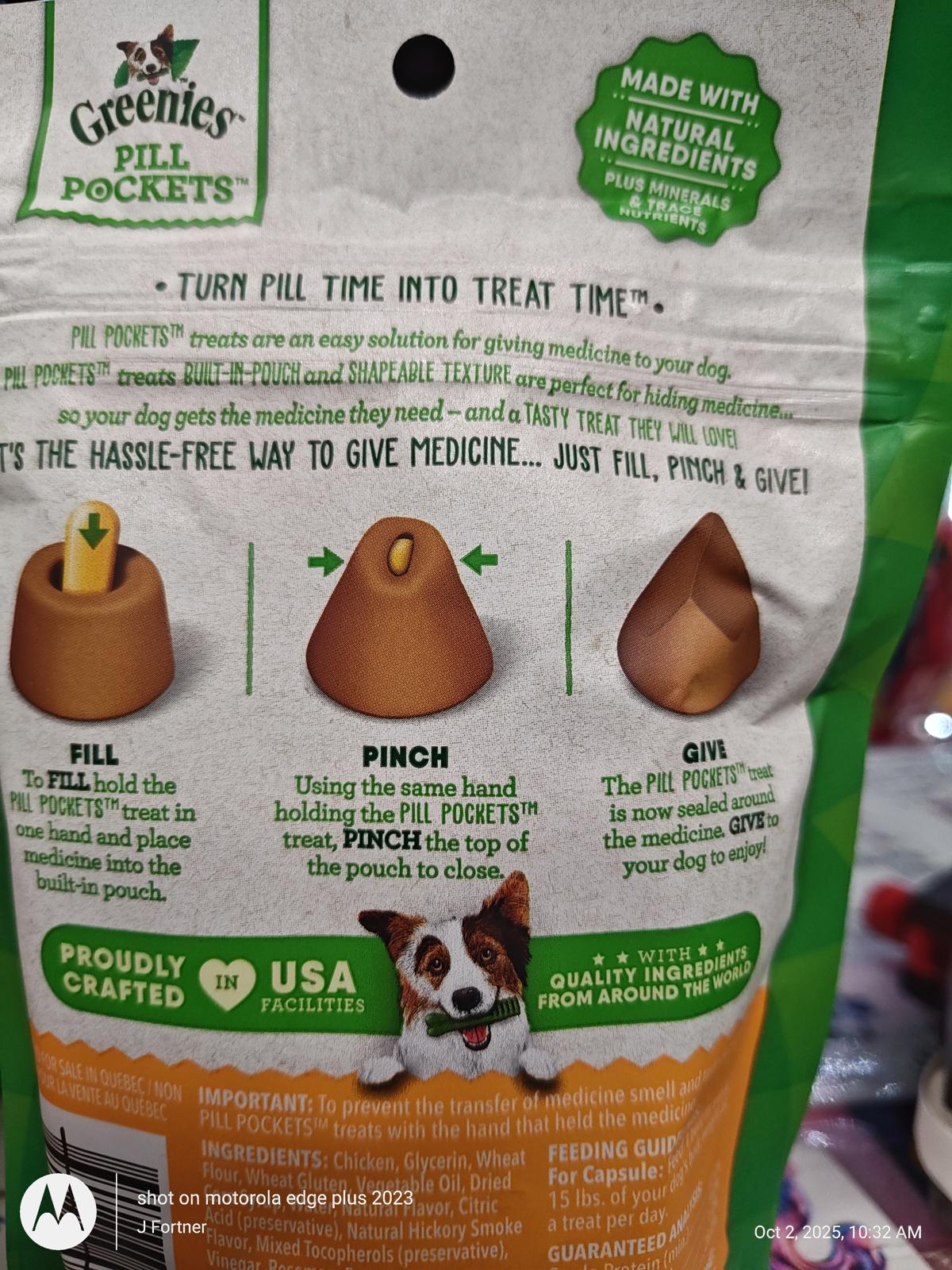 Hide a Capsule Pet Treats for Dogs , 30 Count (Pack of 1), Chicken Flavor