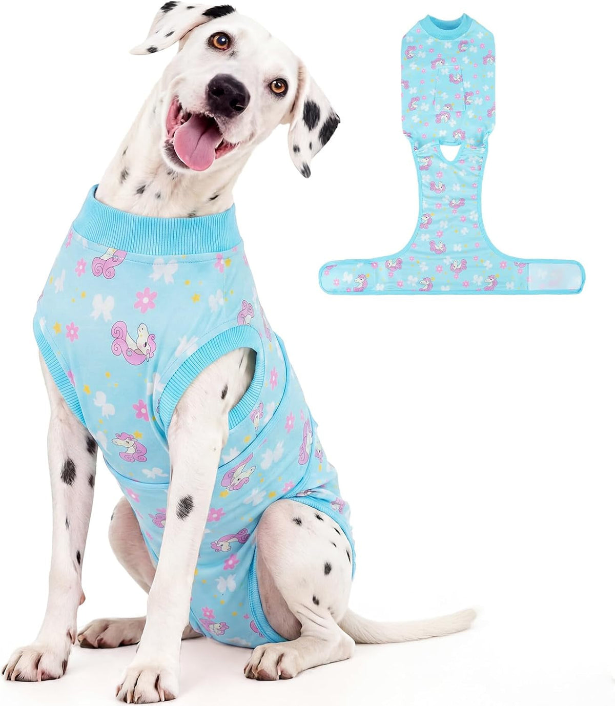 Dog Recovery Onesie Suit After Surgery – 4 Colors, XS–2XL