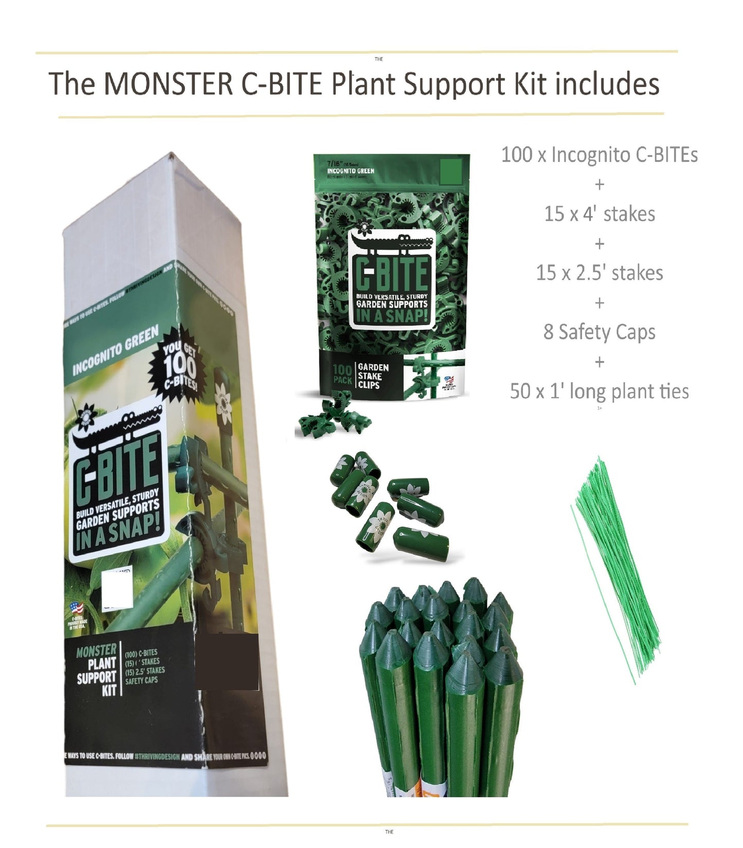 C-BITE Monster Kit - Large Beds & Multi-Plant Support (6')