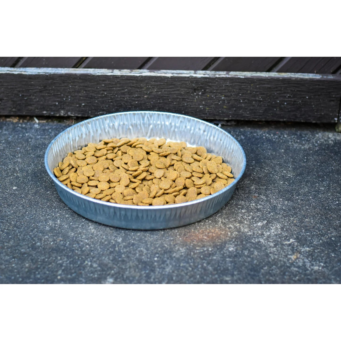 Bergan Galvanized Pet Pan 3 Quart Silver Durable Low Profile Dog Dish