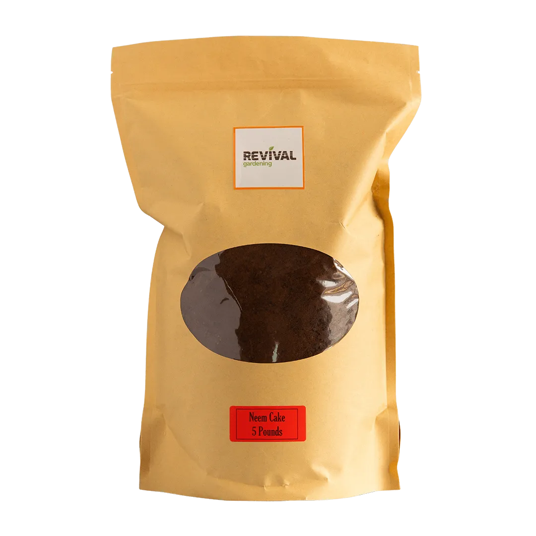 Neem Cake - an excellent all-natural fertilizer for enriching garden and agricultural soils