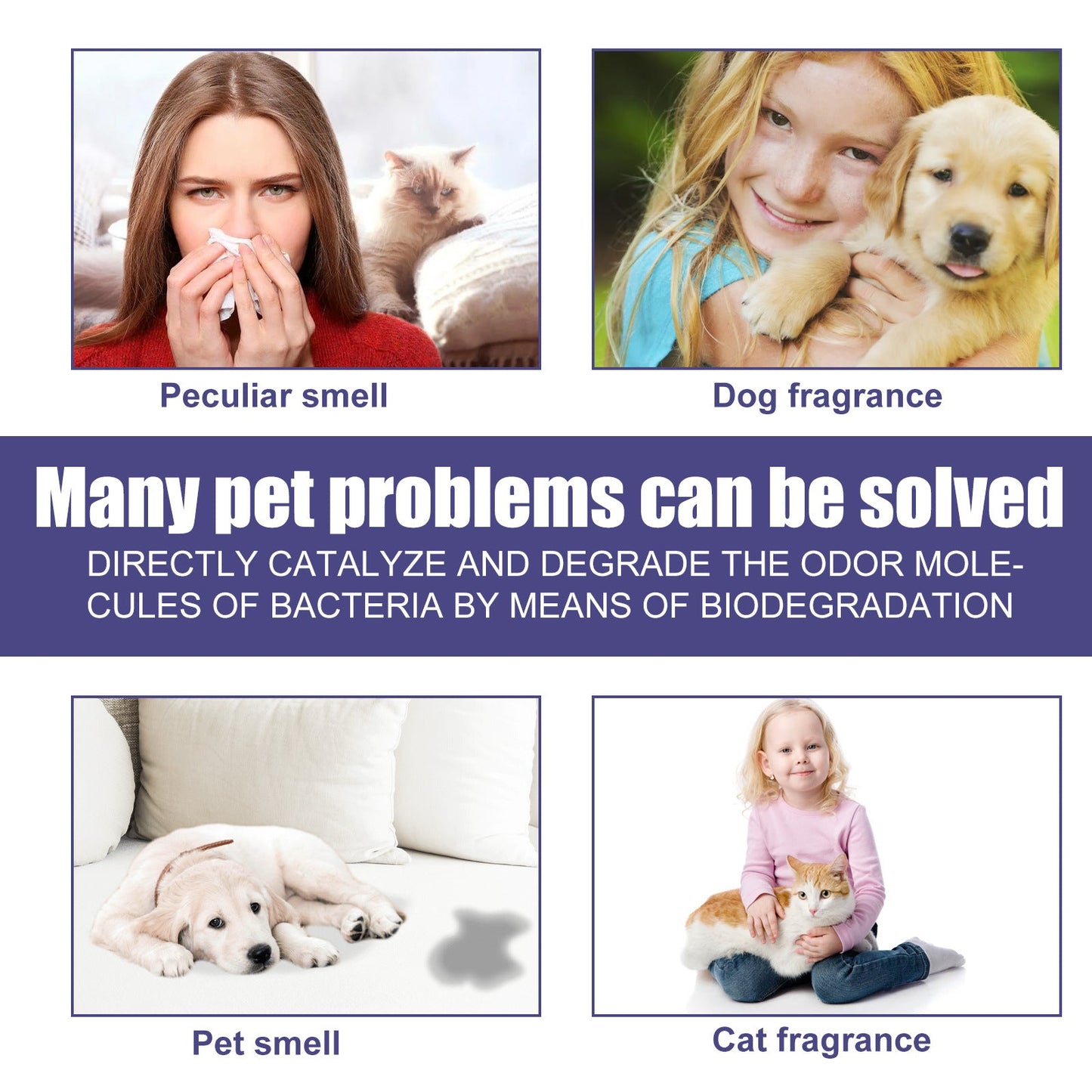 Pet Cat And Dog Odor-eliminating Air Freshener Spray