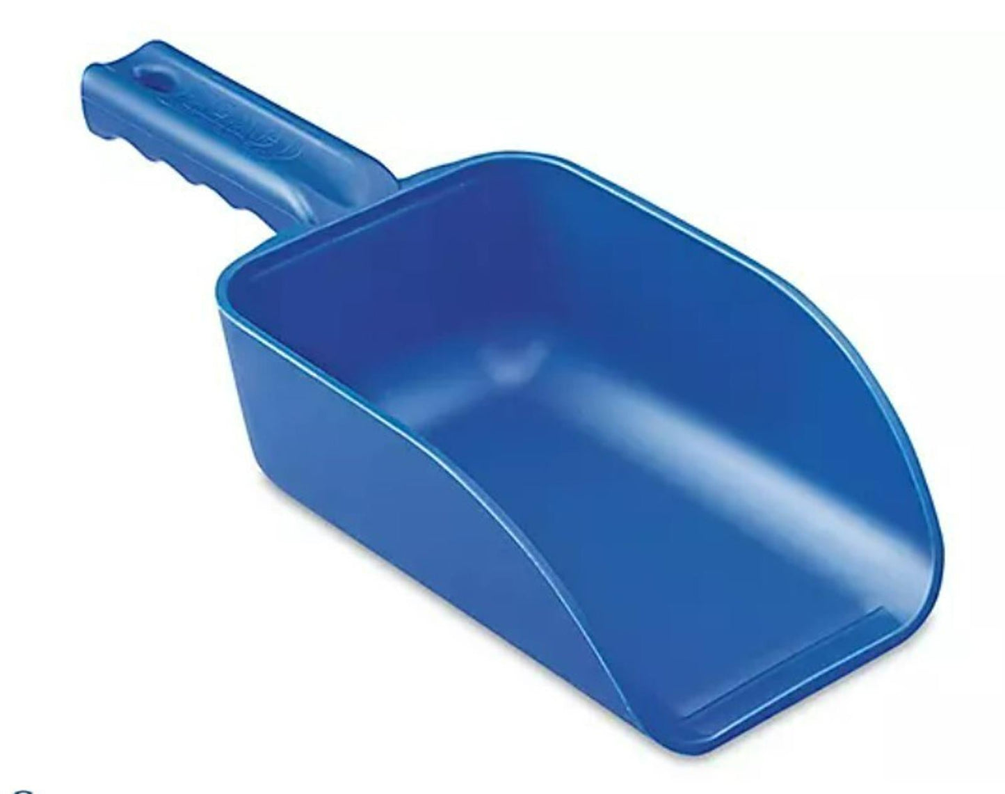 Deluxe Pet food Scoop Red Measurement on scoop 1/2 cup to 2 cups