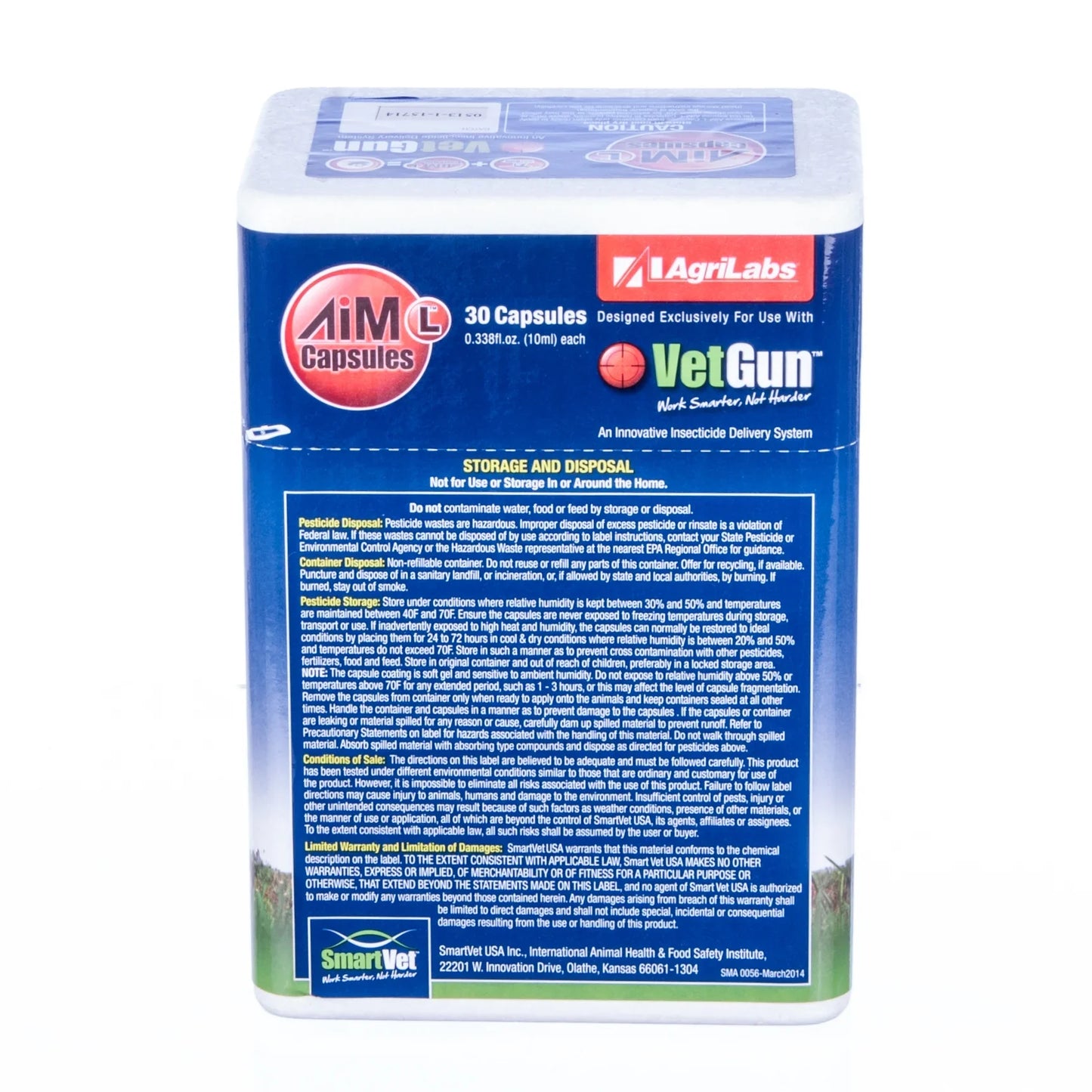 AgriLabs AiM-L VetCaps 30ct VetGun Capsules for Beef Cattle
