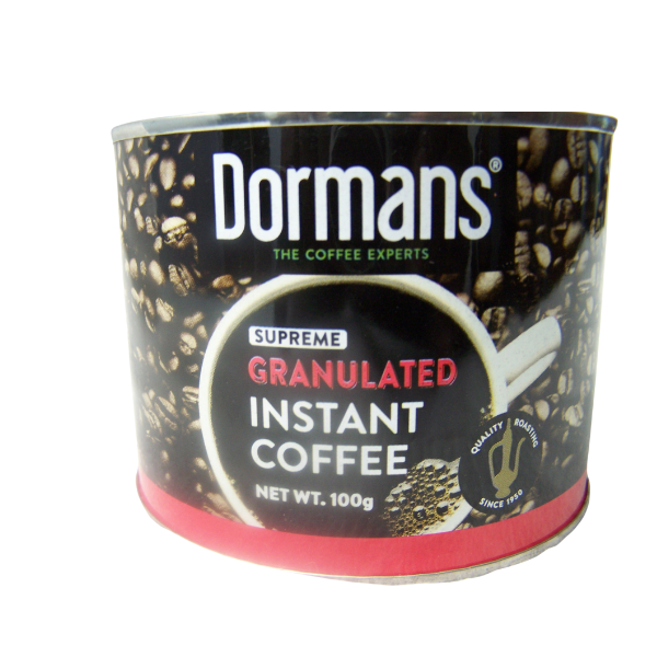 DORMANS SUPREME GRANULATED INSTANT COFFEE 100g