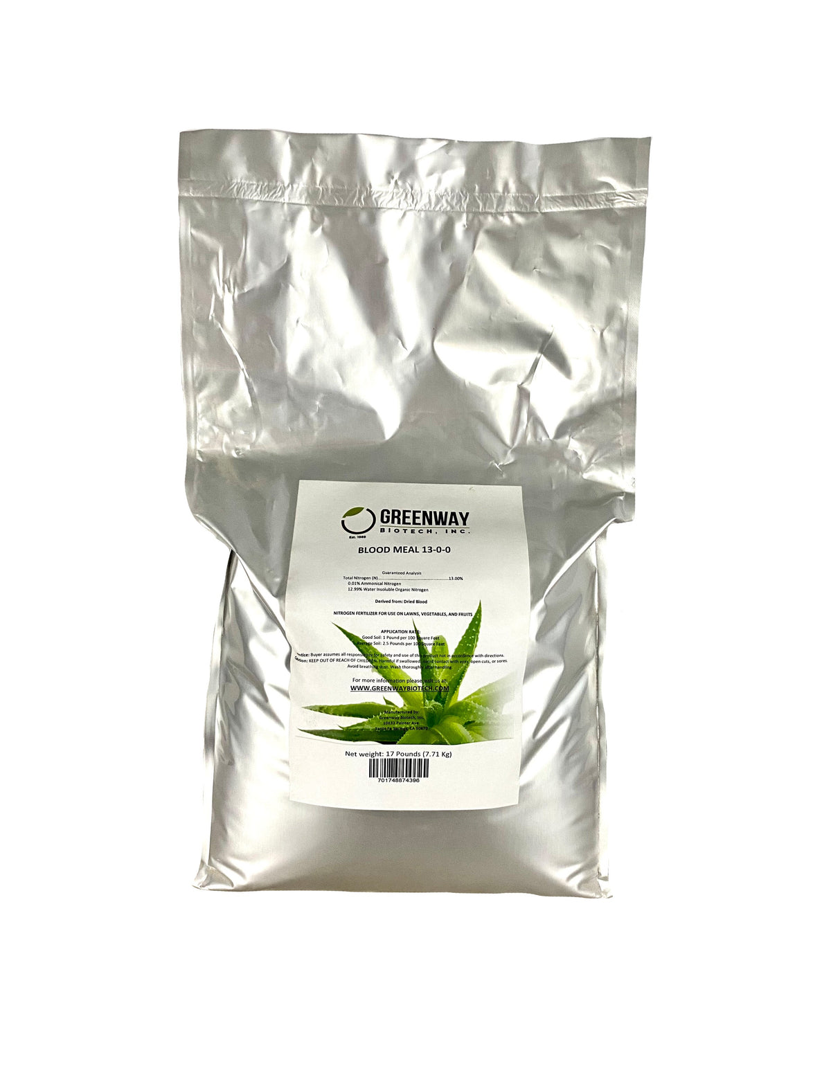 Organic Blood Meal Fertilizer 13-0-0