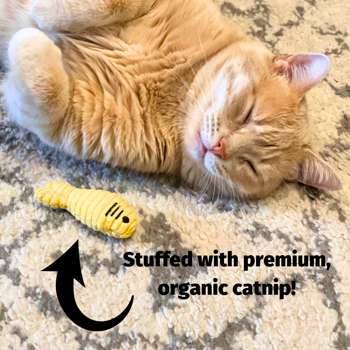 HuggleKats® Dust Bunnies Cat Toys, 3 Pack