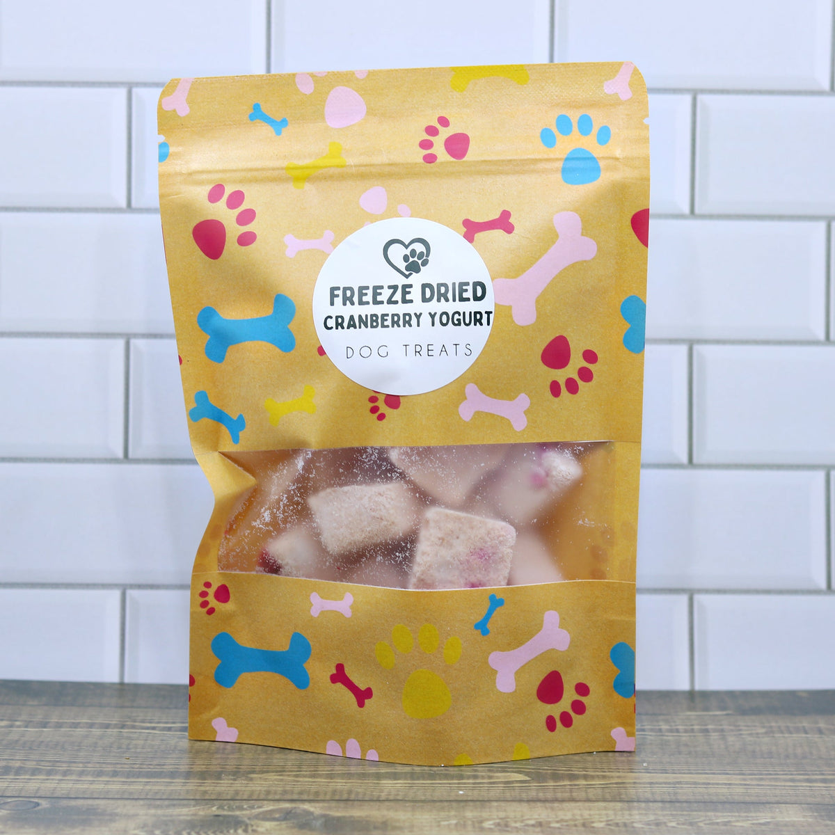 Premios de yogur con arándano para perros – Snacks naturales, crujientes y saludables para perros