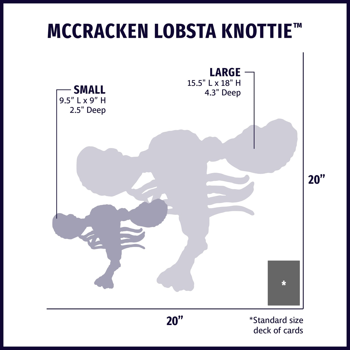 McCracken Lobsta™ Knottie® Plush Dog Toy