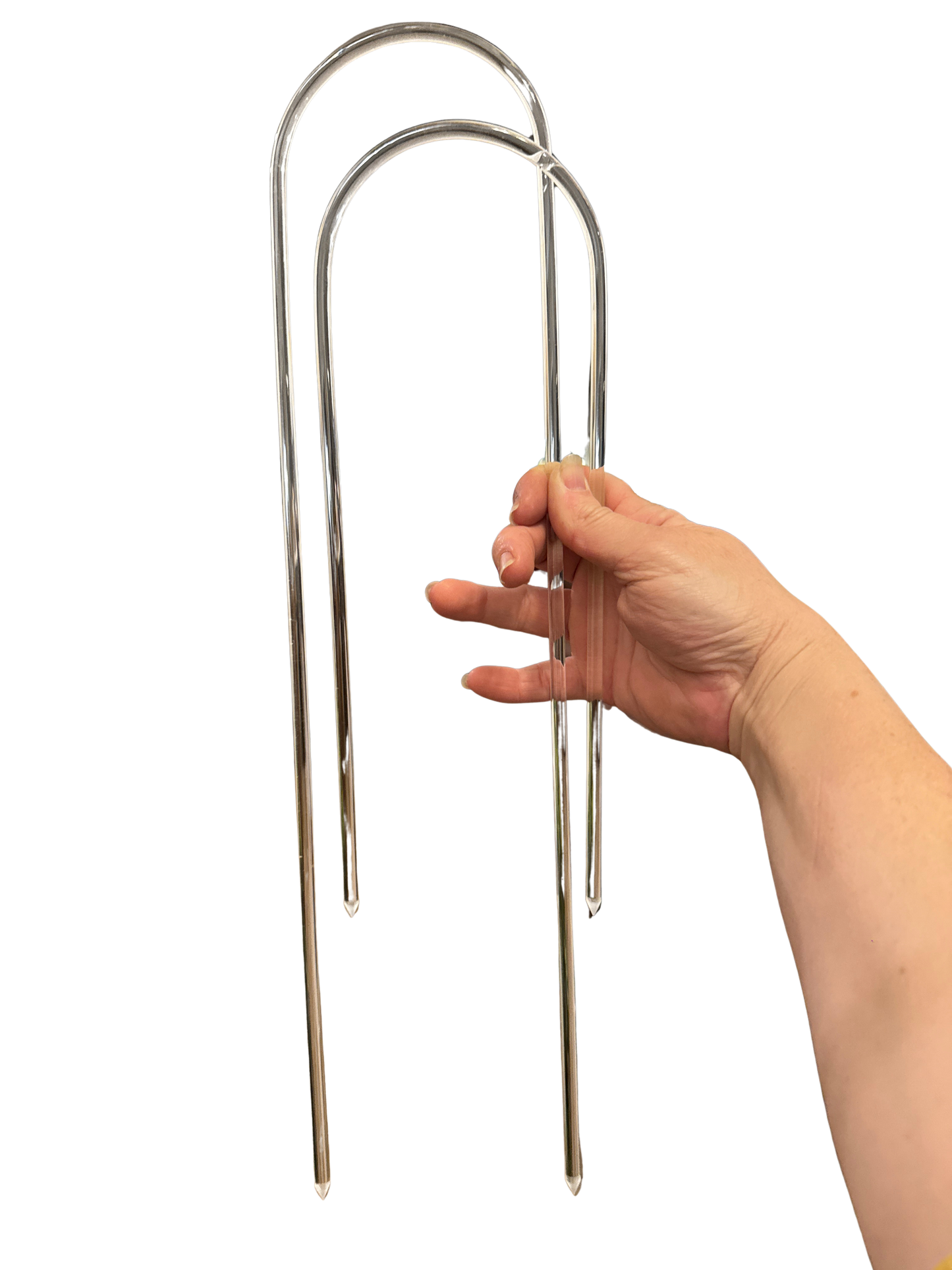 12" Acrylic U shaped Trellis with Pointed Ends