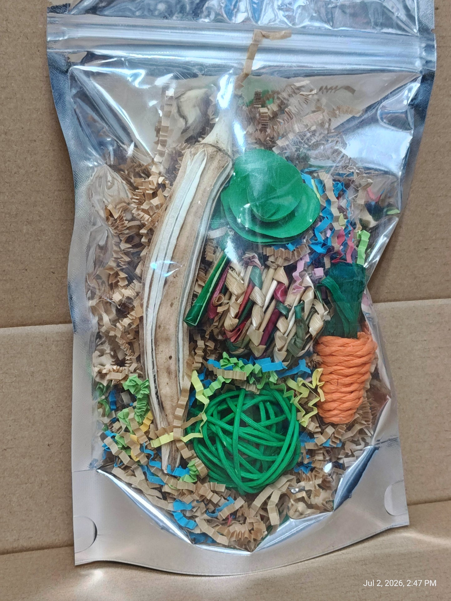 Play & Snuggle Toy and Crinkle Pack