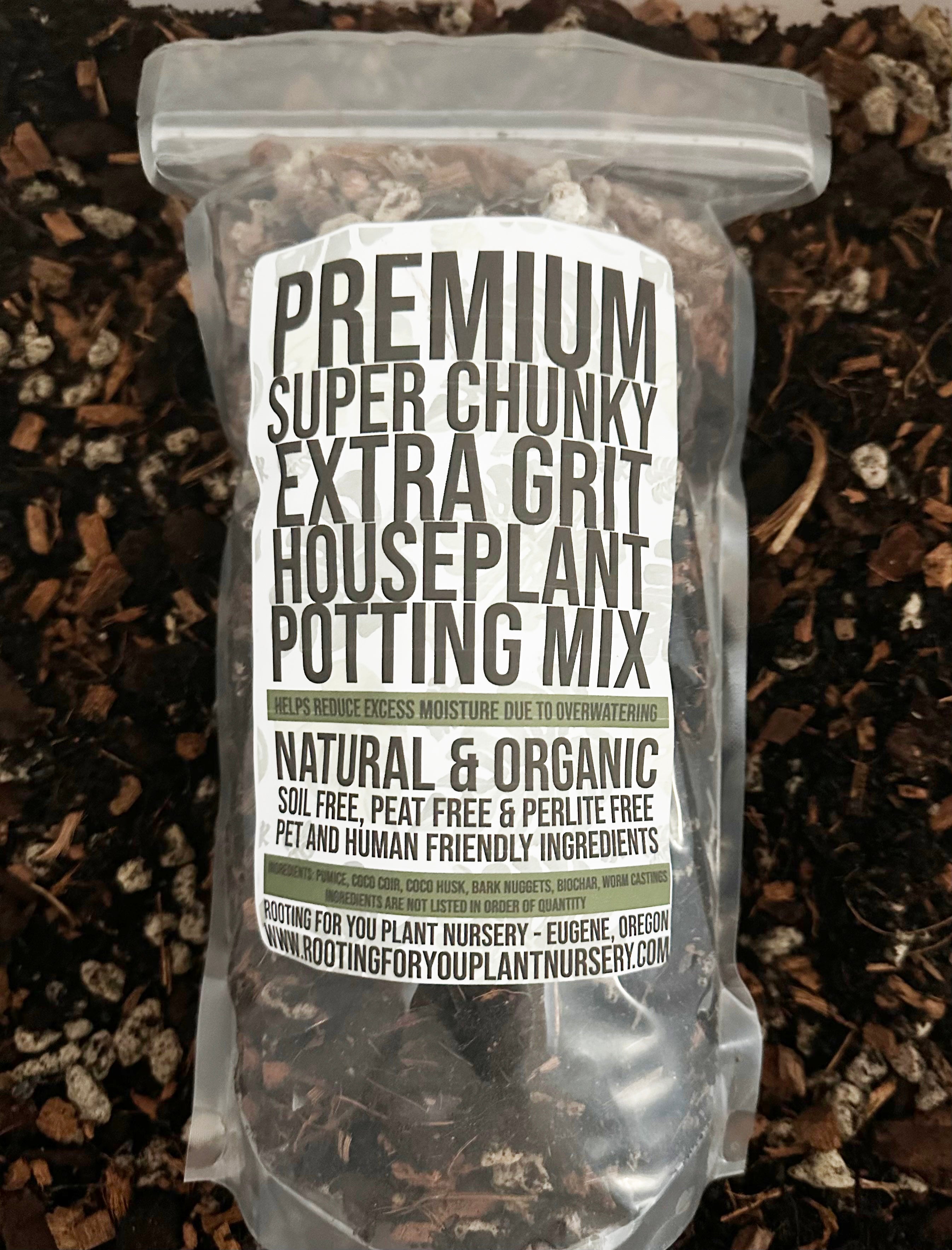 perlite free potting mix Premium Super Chunky Extra Grit Houseplant Soilless Potting Mix