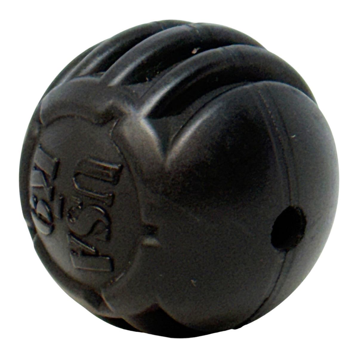 Juguete de goma para perros USA-K9 Stars and Stripes | Juguete de recompensa para adiestradores caninos | Negro | Fabricado en EE. UU.