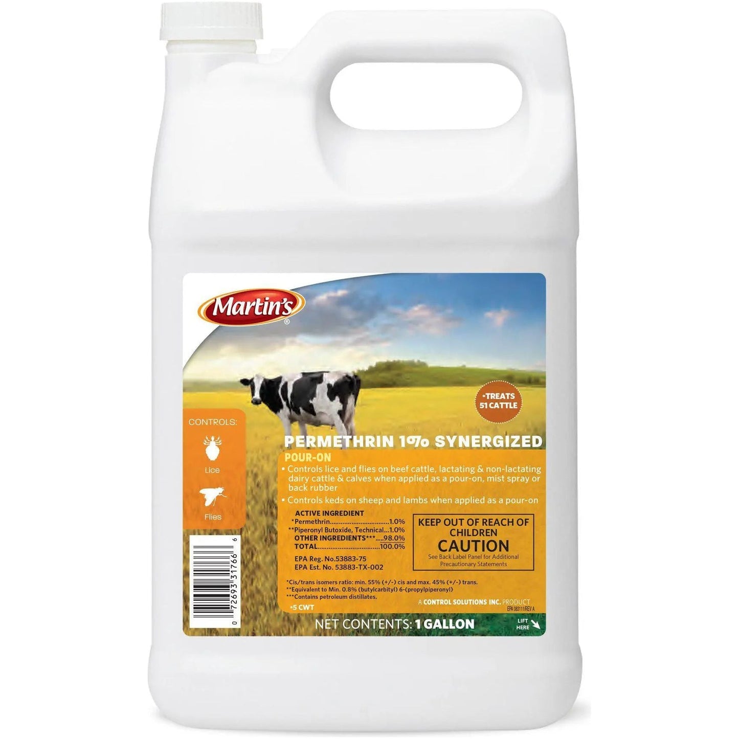 Martins Permethrin 1% Synergized on Beef Cattle Gallon