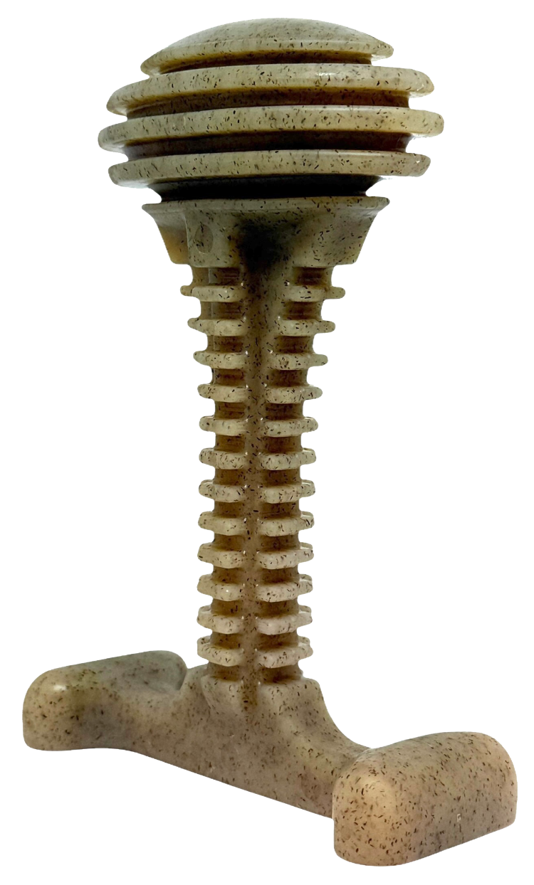 Honey Bone Dental Tower - Juguete masticable de nailon duradero para perros XL | Fabricado en EE. UU.