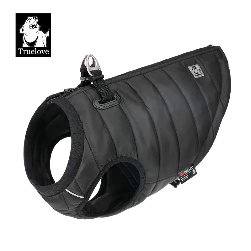 Abrigo de invierno para perro TrueLove con arnés TLG2171 - Chaqueta 2 en 1 con aislamiento Thinsulate