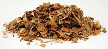 Jardín de hierbas - Corteza de pino blanco (picada) 1 oz