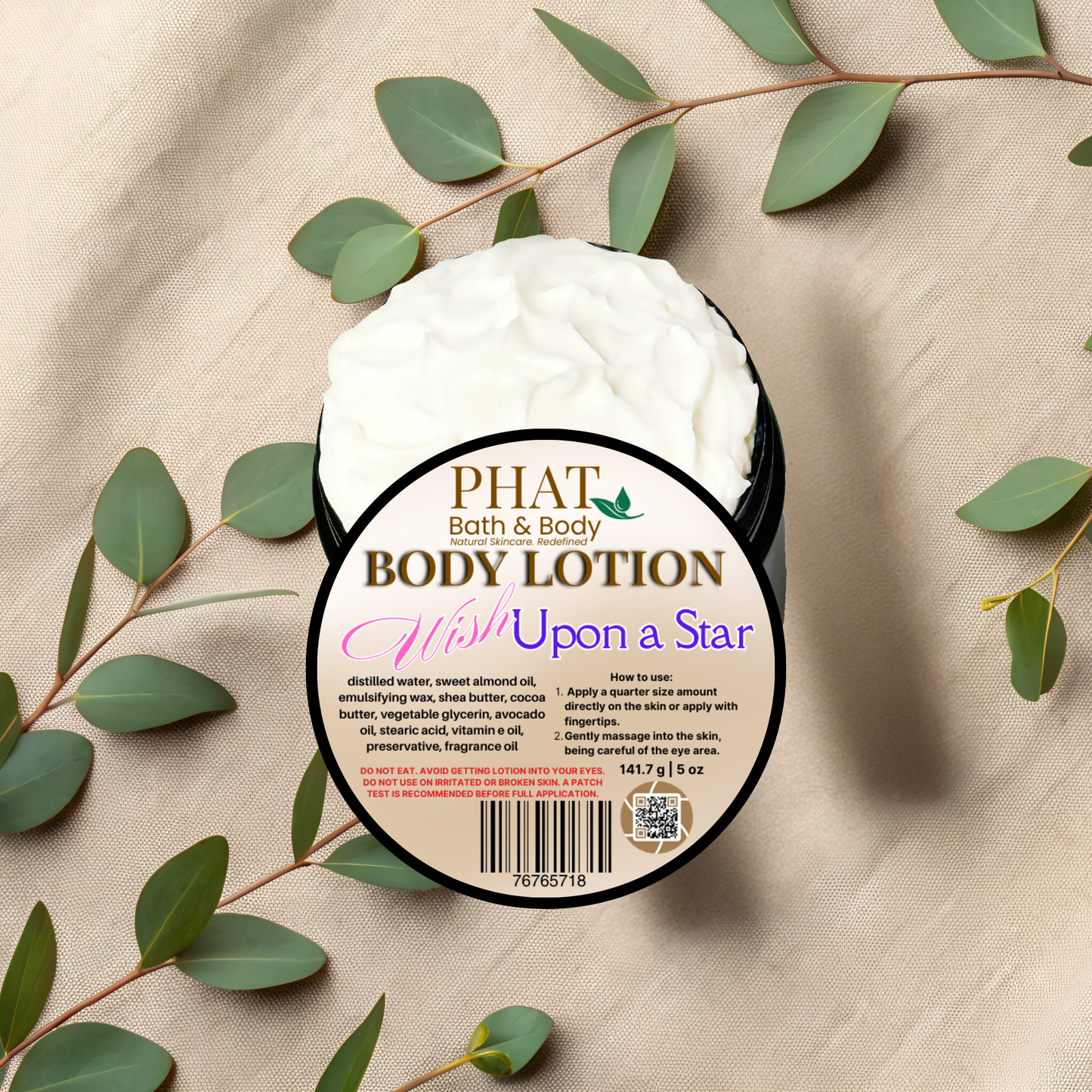Wish Upon a Star Moisturizing Body Lotion with Shea & Cocoa Butter Thousand Wishes Type | 5 oz