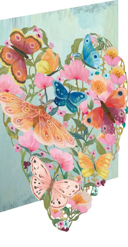 Butterfly Ball Lasercut Blank Card
