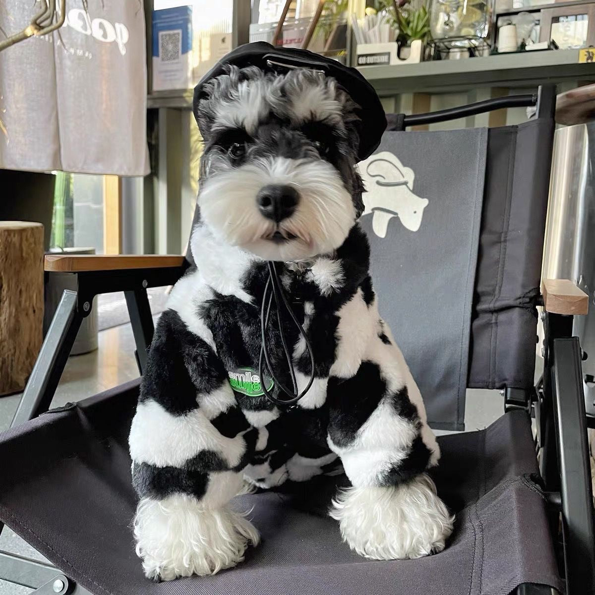 Dog Clothing Thickened Warm Fur Coat