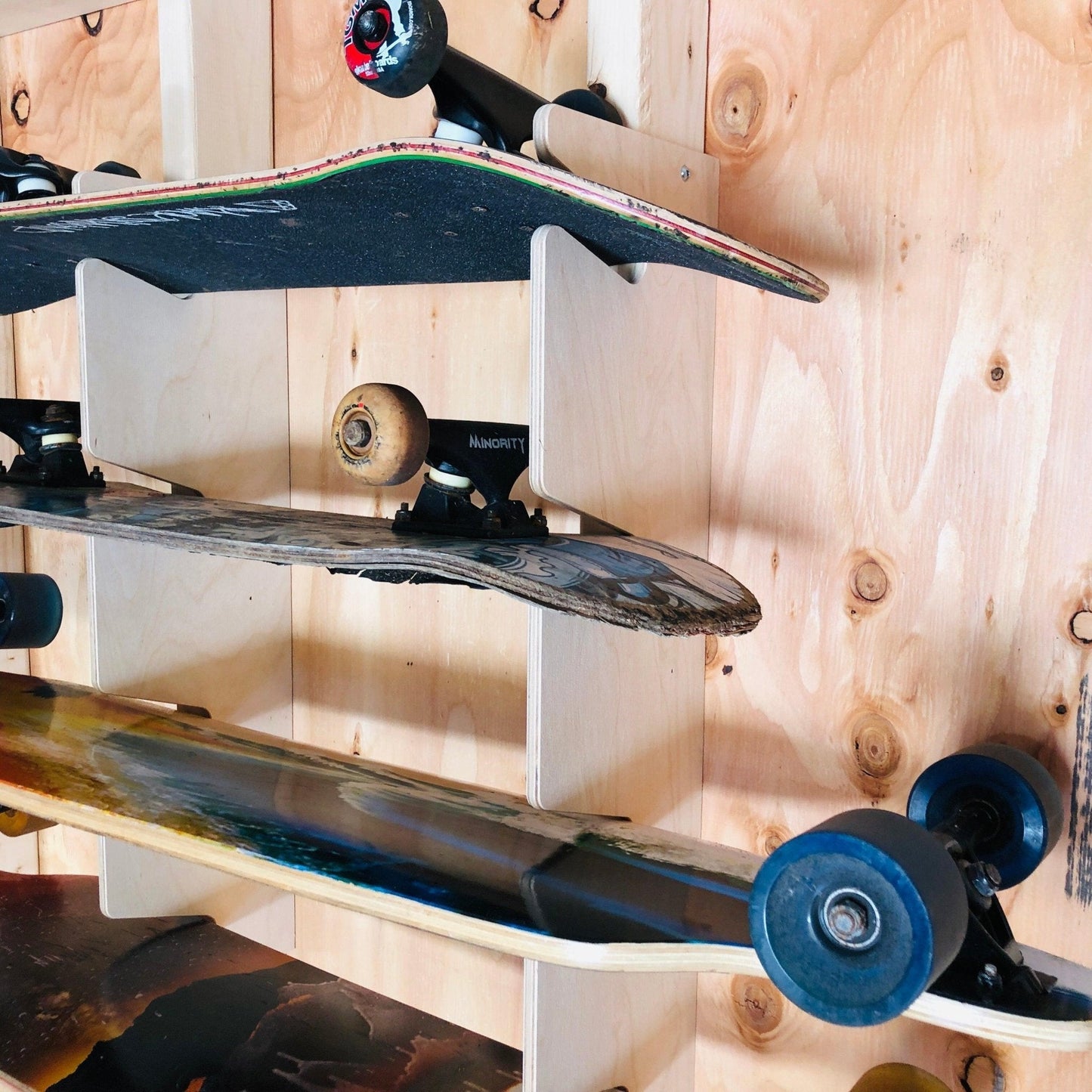 Skateboard Organizer