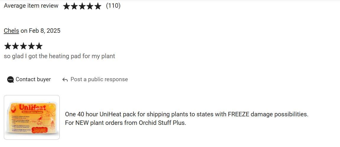 Heat Pack Shipping Kit for cold weather states
