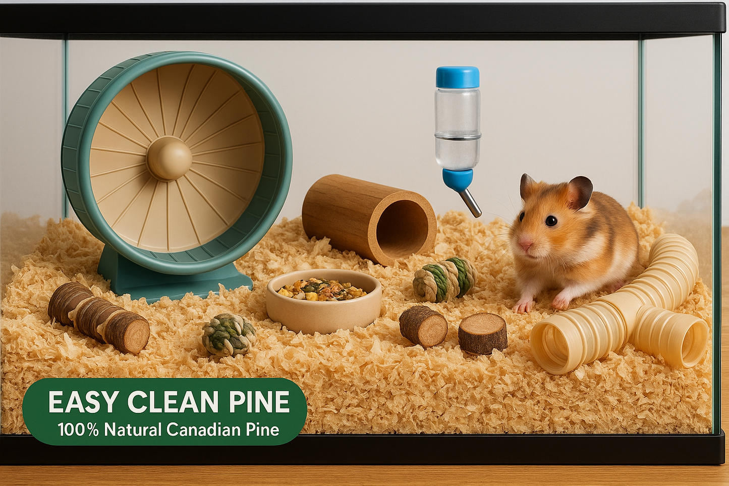 Pestell Pet Products Easy Clean Small Animals Pine Bedding 20L