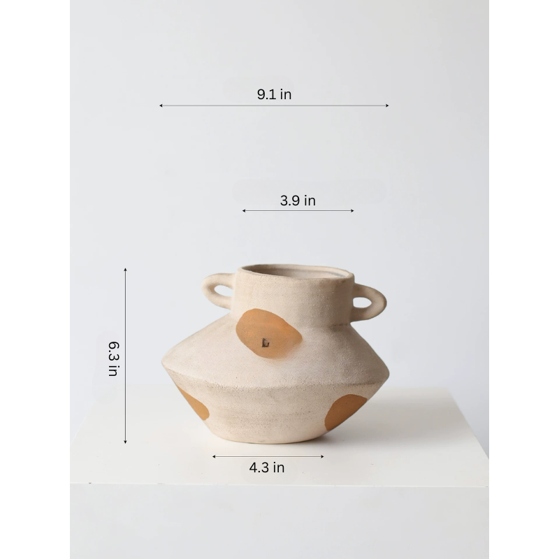 Sculptural Amphora Vase