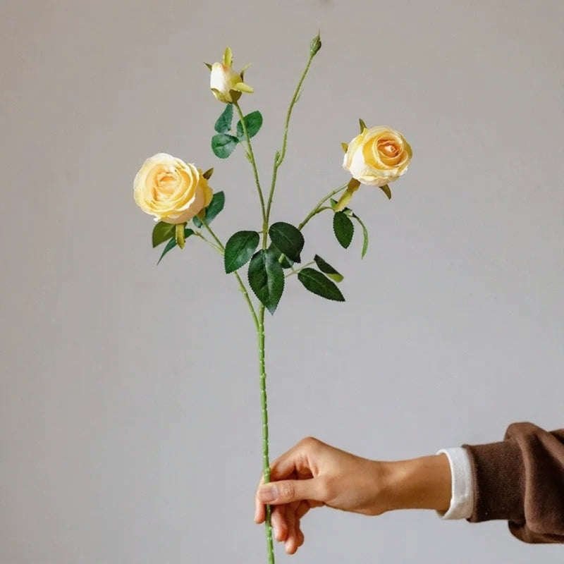 Tallo de rosa jardín vintage – 25"