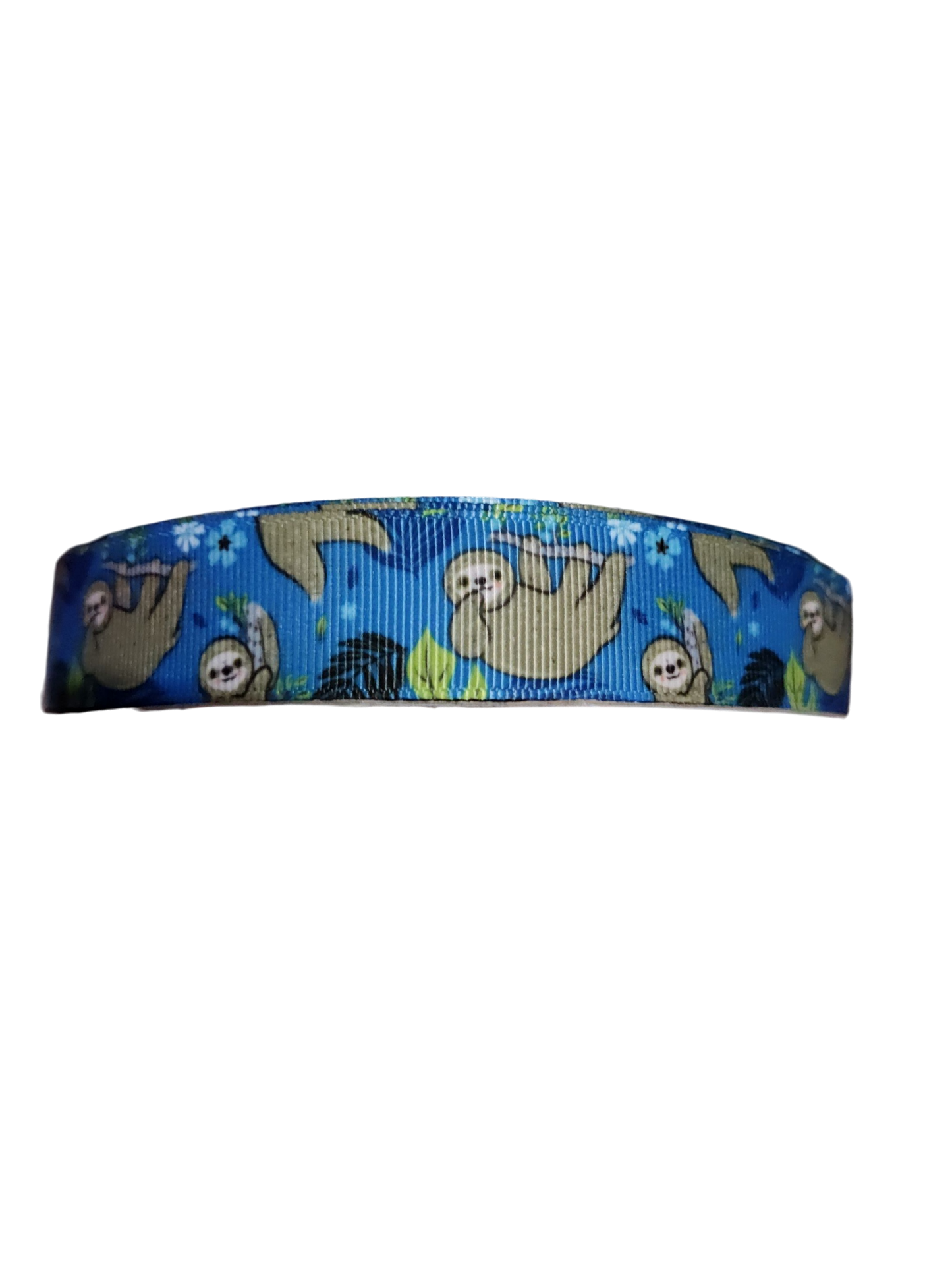 Hanging Sloth Nylon Dog Collar