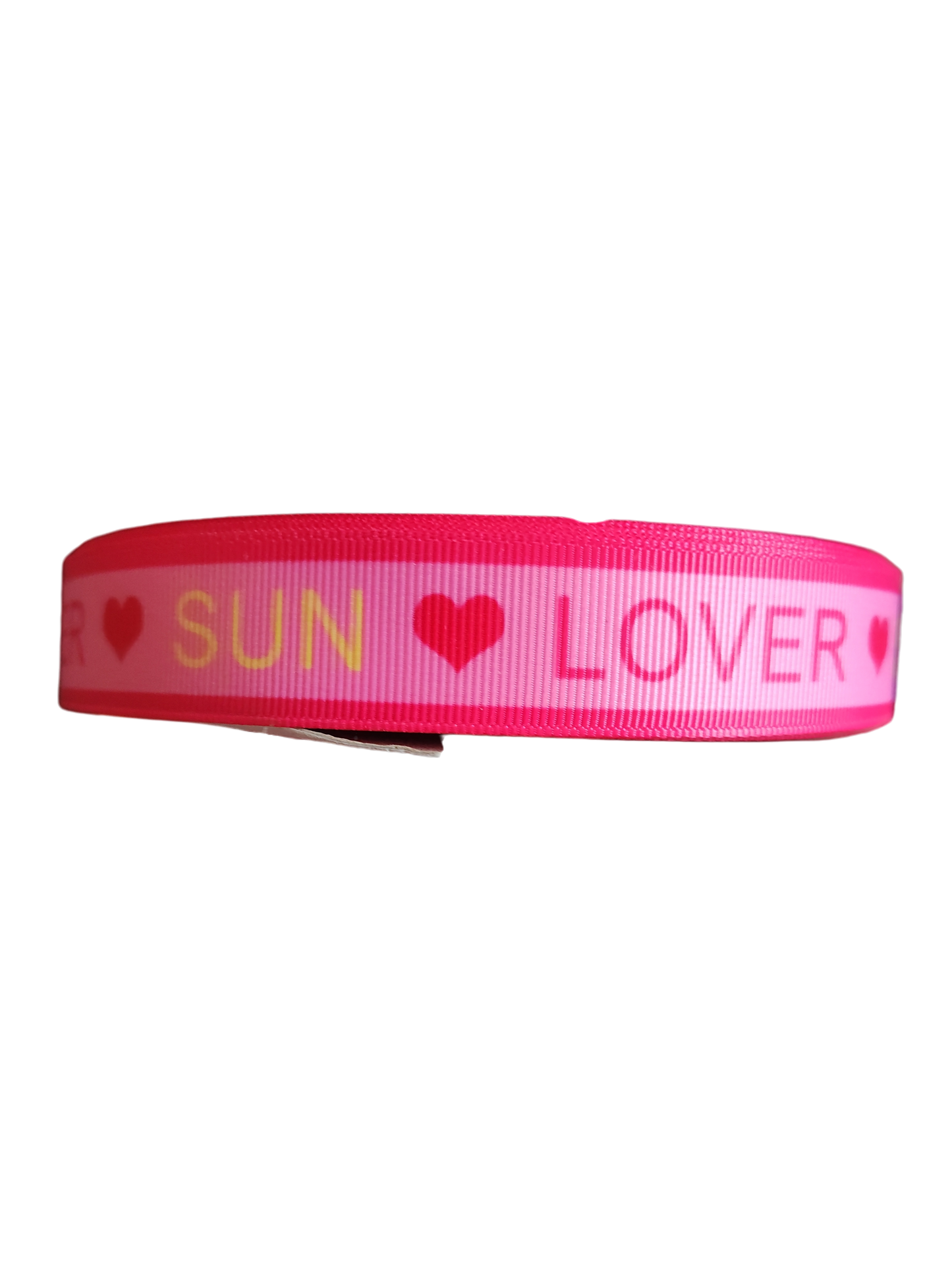 Sun Lover Pink Nylon Dog Collar