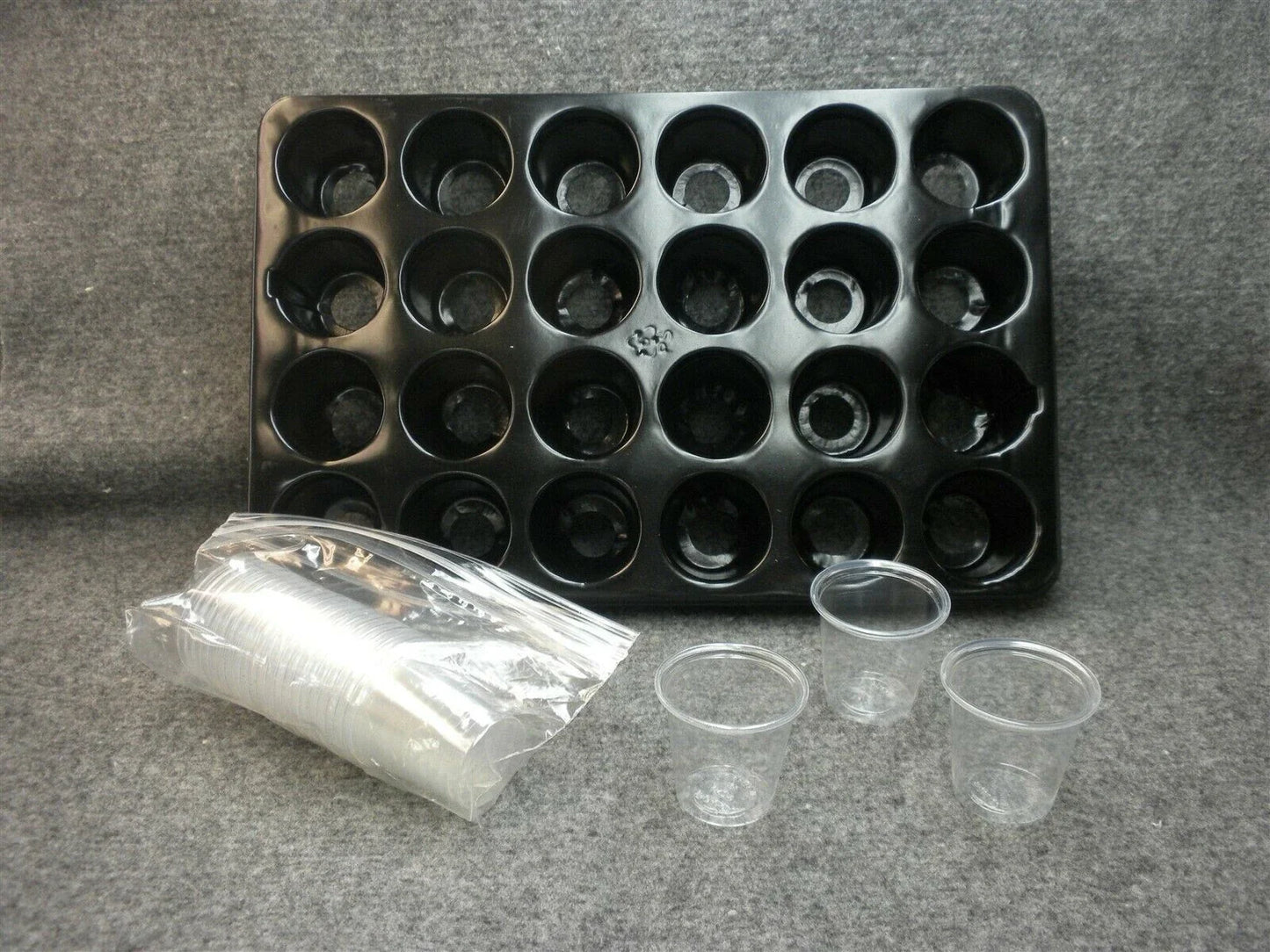 Super Sprouter Cups - 50 Count Seedling Starter Trays for Leafy Greens - Hydroponic Grow System - AV Rel