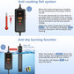 Calentador de acuario hygger de 200W/300W/500W con control de temperatura inteligente
