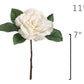 11" Real Touch Faux White Gardenia Pick Stem