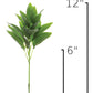 12" Faux Green Sage Pick Stem