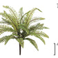 17" Faux Green Boston Fern Bush