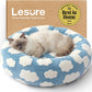 LE SURE Donut Dog Bed – 7 Sizes, 5 Patterns