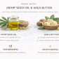 Hemp Seed Shea Butter Bar Soap – Nourishing Cleanse