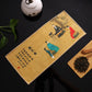 Deerskin Chinese Velvet Painted Zen Absorbent Tea Towel Cloth