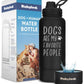 Dog Mom Water Bottle 32oz Insulated Stainless Steel with Dog Bowl Travel