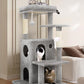 50-Inch Cat Tree for Large Cats with Scratching Post & Condos