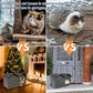 Elevated Heated Cat House for Indoor & Outdoor Cats