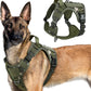 No Pull Tactical Dog Harness Molle Vest Adjustable Medium Large Dogs