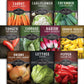 10 Vegetable Seed Collection – Heirloom Non-GMO Garden Vegetables for Home Growing and Food Security