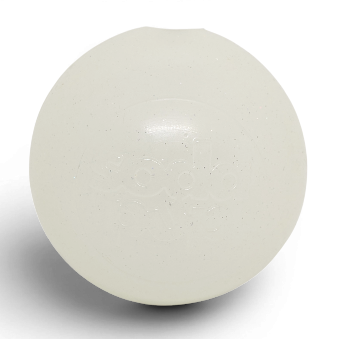 Pelota de juguete para perros Glitter Ball | Pelota de goma blanda PUP-X que flota para buscar y recoger con dispensador de premios | Fabricada en EE. UU.