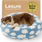 LE SURE Donut Dog Bed – 7 Sizes, 5 Patterns