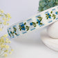Blue Clematis Floral Headband