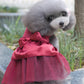 Dog wedding dress