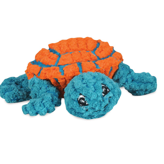 Huggle-Fusion® Dude Turtle Plush & Latex Dog Toy