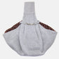 Pet shoulder bag foldable pet bag